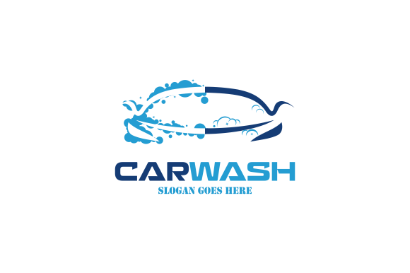 Download Flat Car Wash Logo Background. Best Logo - Flat Collection