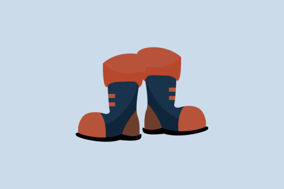 Download Christmas Nice  Santa Shoes Vector - Christmas Collection