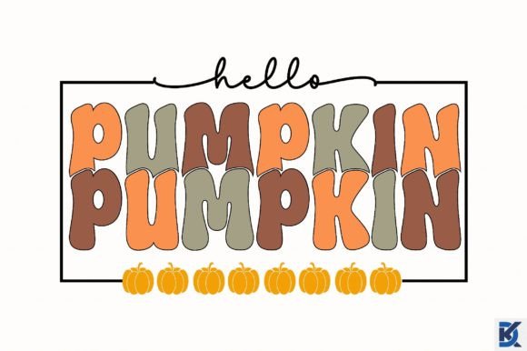 Download Retro Hello Pumpkin Svg - Premium Resources
