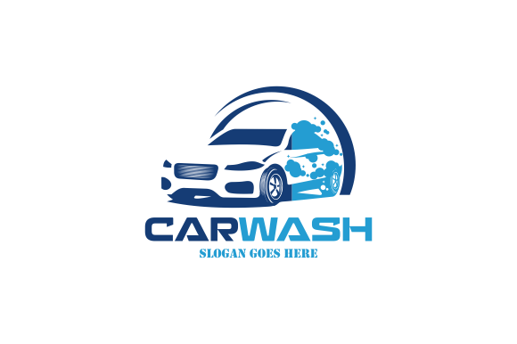 Download Flat Car Wash Logo Background. Best Logo - Flat Collection