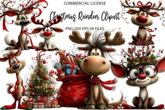 Download Christmas Reindeer Clipart - Christmas Collection