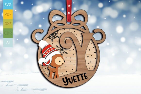 Download Deer Christmas Letter Y Ornament Holiday - Christmas Collection