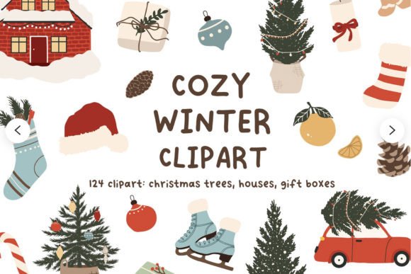 Download Christmas Vector Clipart Winter New Year - Christmas Collection